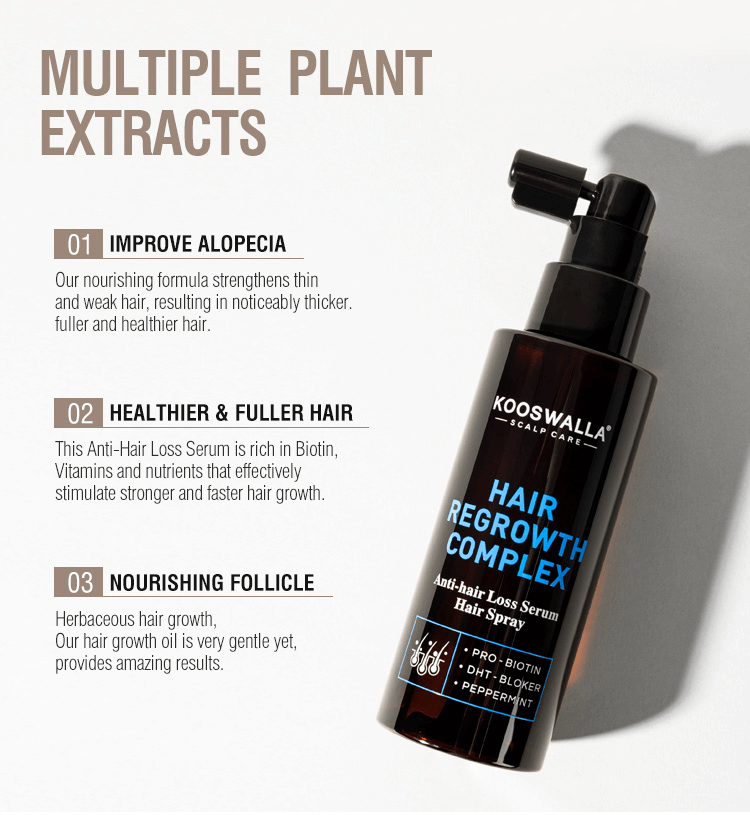 KooSwalla Anti Hair Loss Spray Serum 100ml - detaliu textură K-Beauty | SkinCare Korea