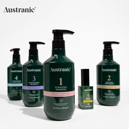 Austranic Keratin Purify Shampoo 500ml - ingrediente și beneficii K-Beauty | SkinCare Korea