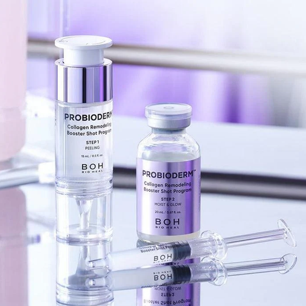 BIOHEAL BOH Probioderm Collagen Remodeling Booster Shot Program Set - detaliu textură K-Beauty | SkinCare Korea