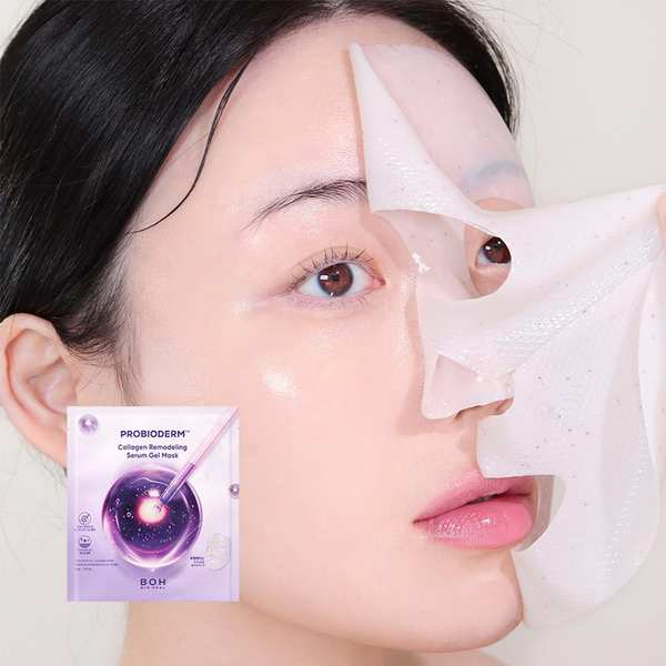 BIOHEAL BOH Probioderm Collagen Remodeling Serum Gel Mask - detaliu textură K-Beauty | SkinCare Korea