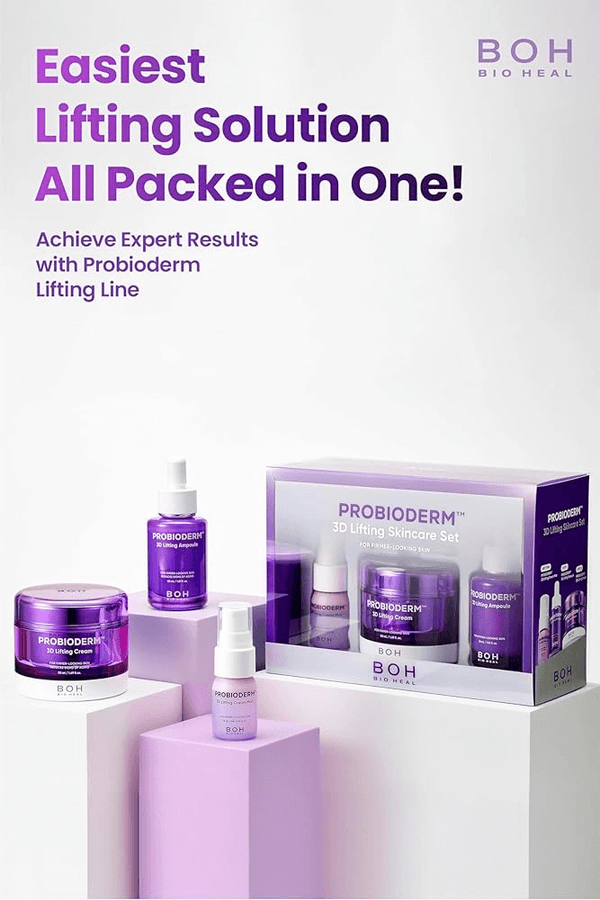 BIOHEAL BOH Probioderm 3D Lifting Skincare Set - detaliu textură K-Beauty | SkinCare Korea