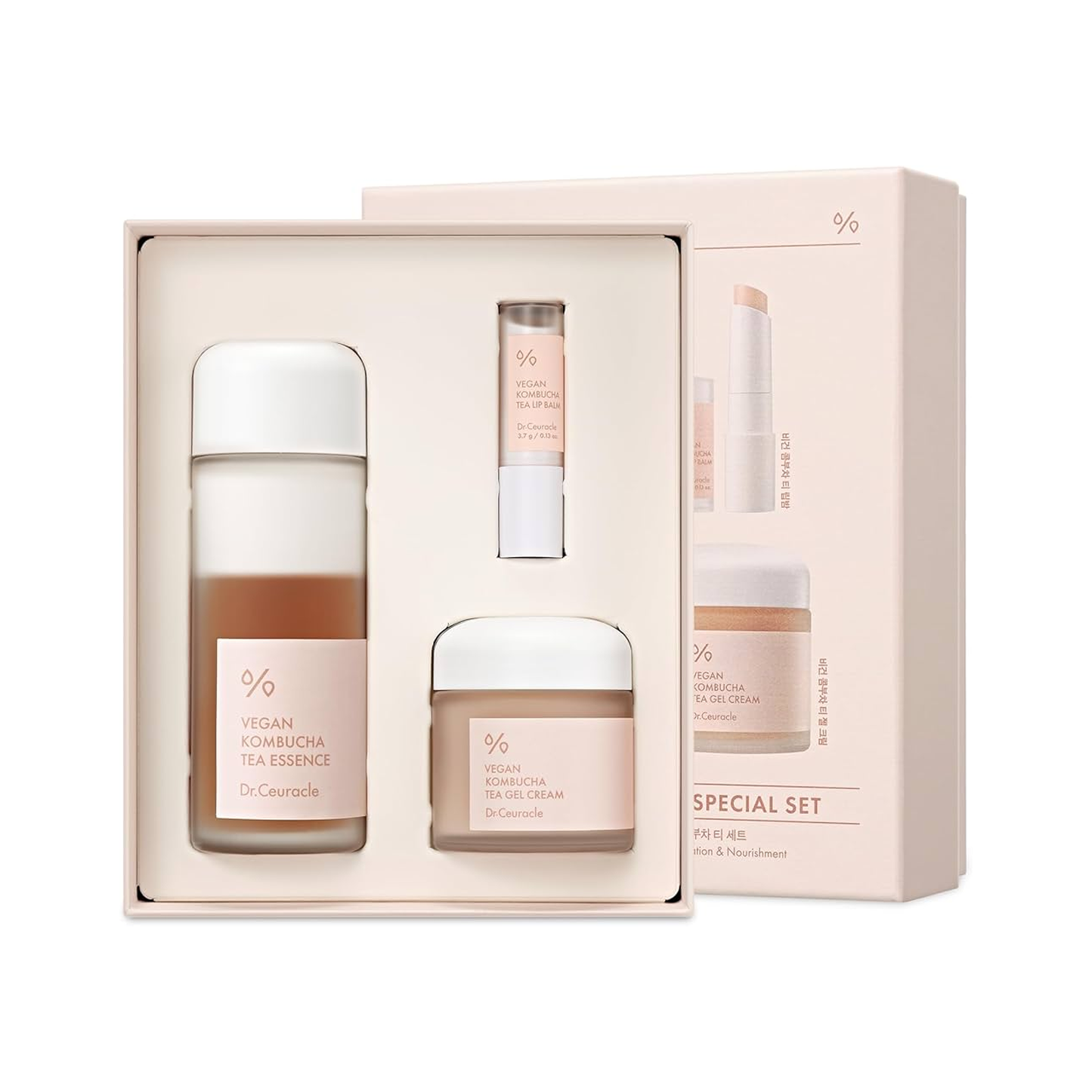 Dr. Ceuracle Vegan Kombucha Tea Special Set 3x - detaliu textură K-Beauty | SkinCare Korea