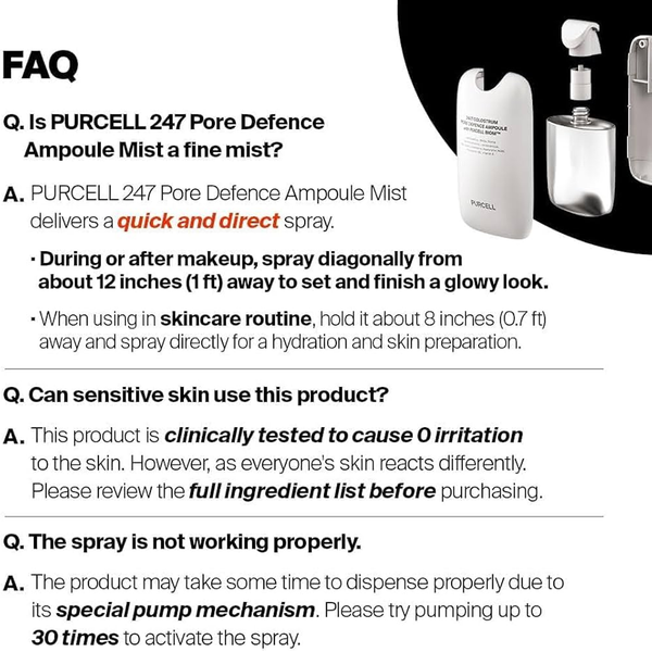 PURCELL 24/7 Colostrum Pore Defence Ampoule, 55ml - detaliu textură K-Beauty | SkinCare Korea