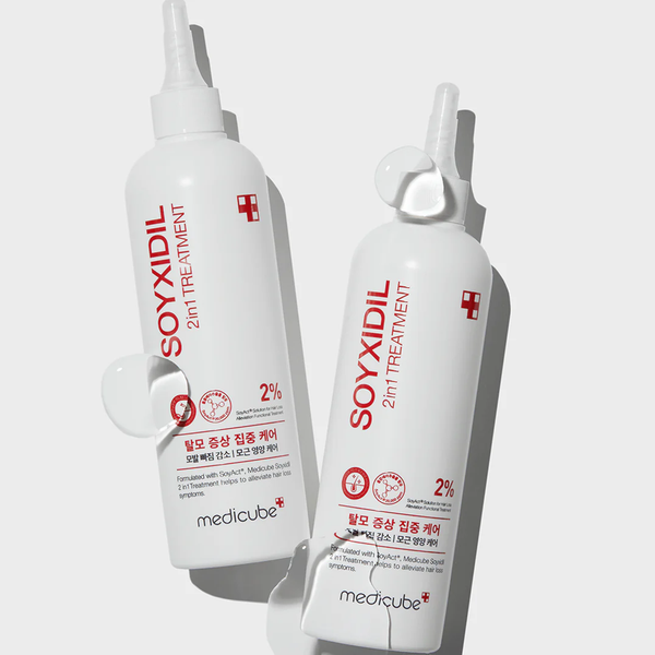 medicube Soyxidil 2 in 1 Tratament par, 265ml - detaliu textură K-Beauty | SkinCare Korea