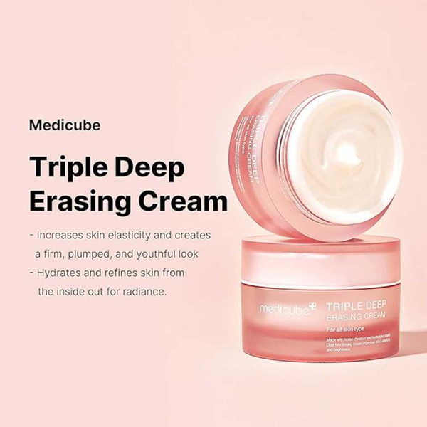 medicube Triple Collagen Cream 4.0, 50ml - detaliu textură K-Beauty | SkinCare Korea