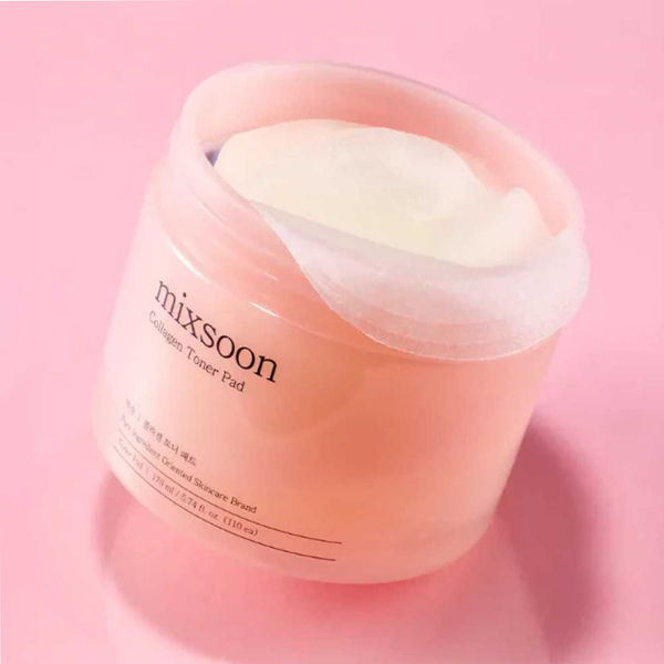 mixsoon Collagen Toner Pad, 110pcs - detaliu textură K-Beauty | SkinCare Korea