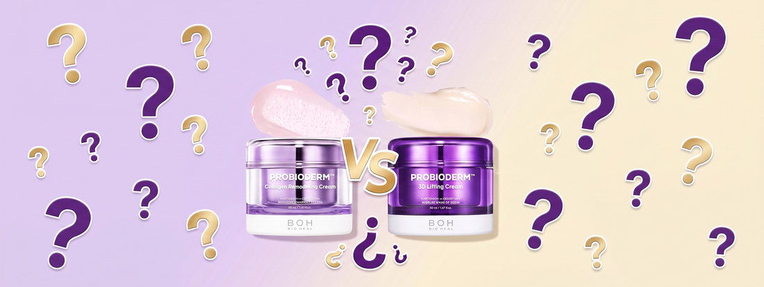 Probioderm Collagen Remodeling Cream vs 3D Lifting Cream: care cremă BIOHEAL BOH ți se potrivește?