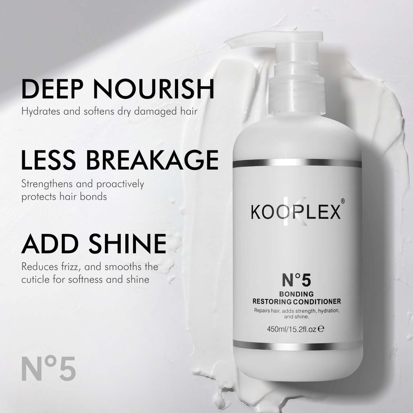 KOOPLEX No.5 Bonding Restoring Conditioner, 450ml - ingrediente și beneficii K-Beauty | SkinCare Korea