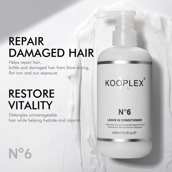 KOOPLEX No.6 Leave in Conditioner, 450ml - detaliu textură K-Beauty | SkinCare Korea