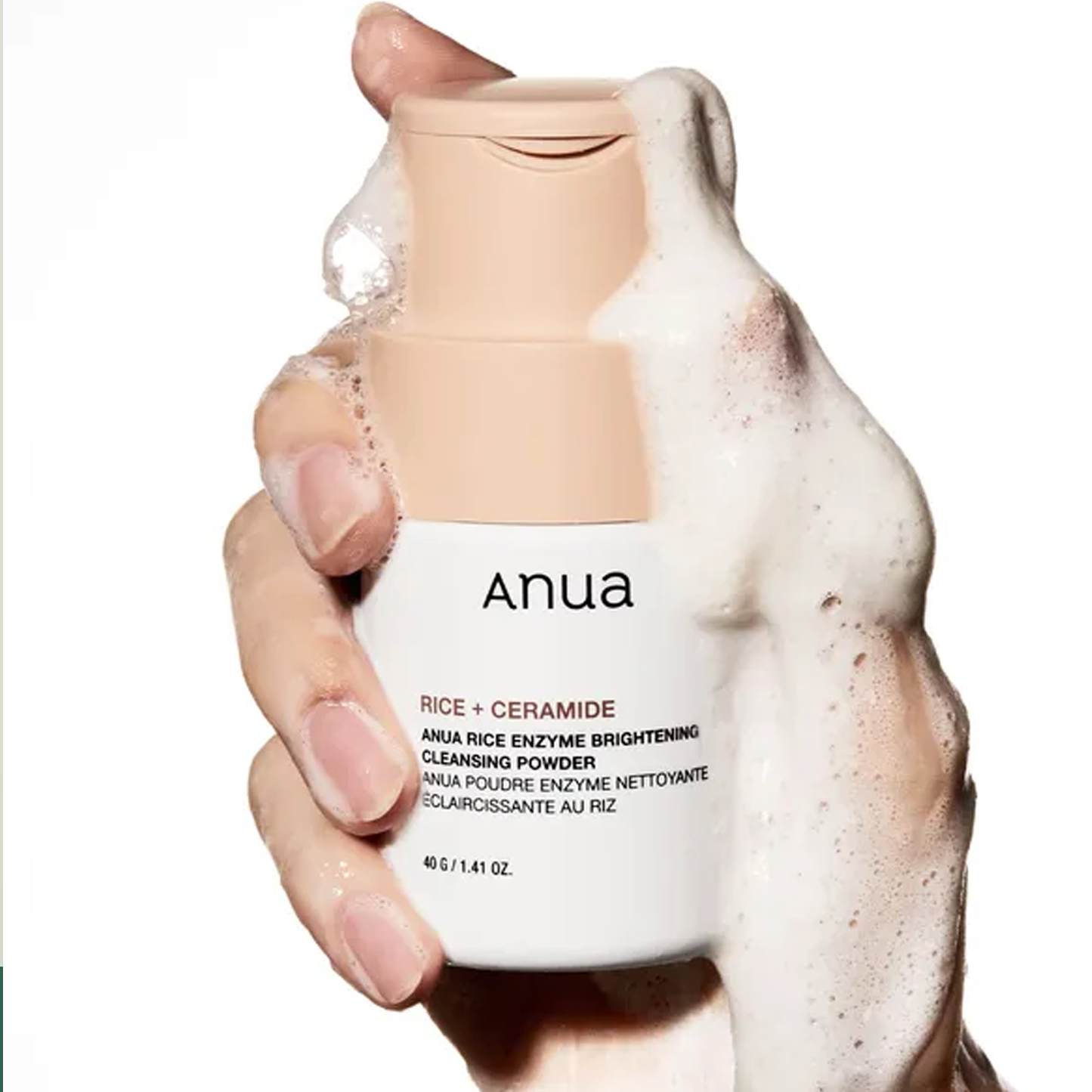 Anua Rice Enzyme Brightening Cleansing Powder, 40g - mod de utilizare K-Beauty | SkinCare Korea