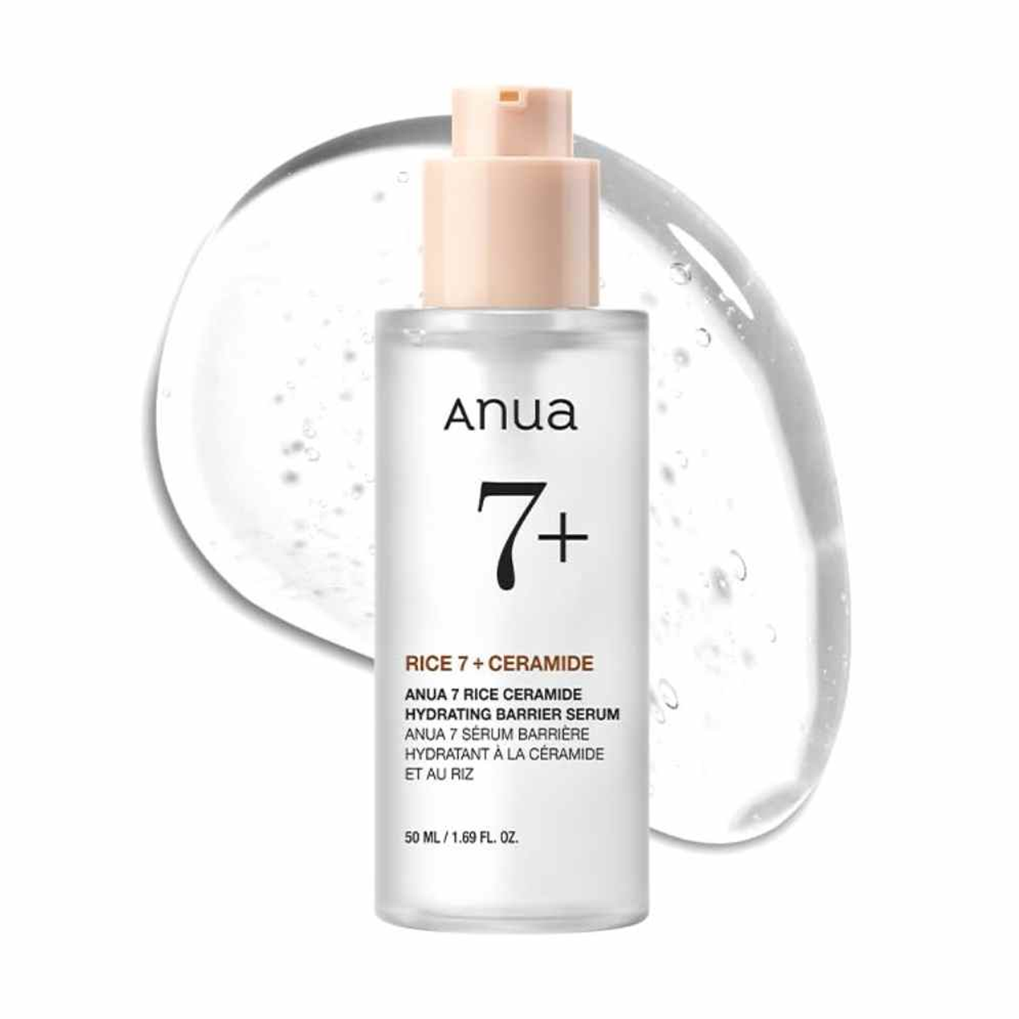 Anua 7 Rice Ceramide Hydrating Barrier Serum, 50 ml - cosmetic K-Beauty original Coreea de Sud | SkinCare Korea