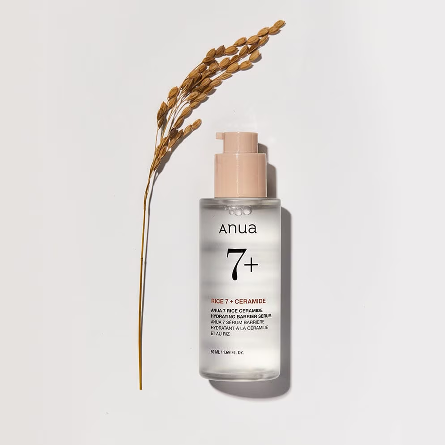 Anua 7 Rice Ceramide Hydrating Barrier Serum, 50 ml - detaliu textură K-Beauty | SkinCare Korea