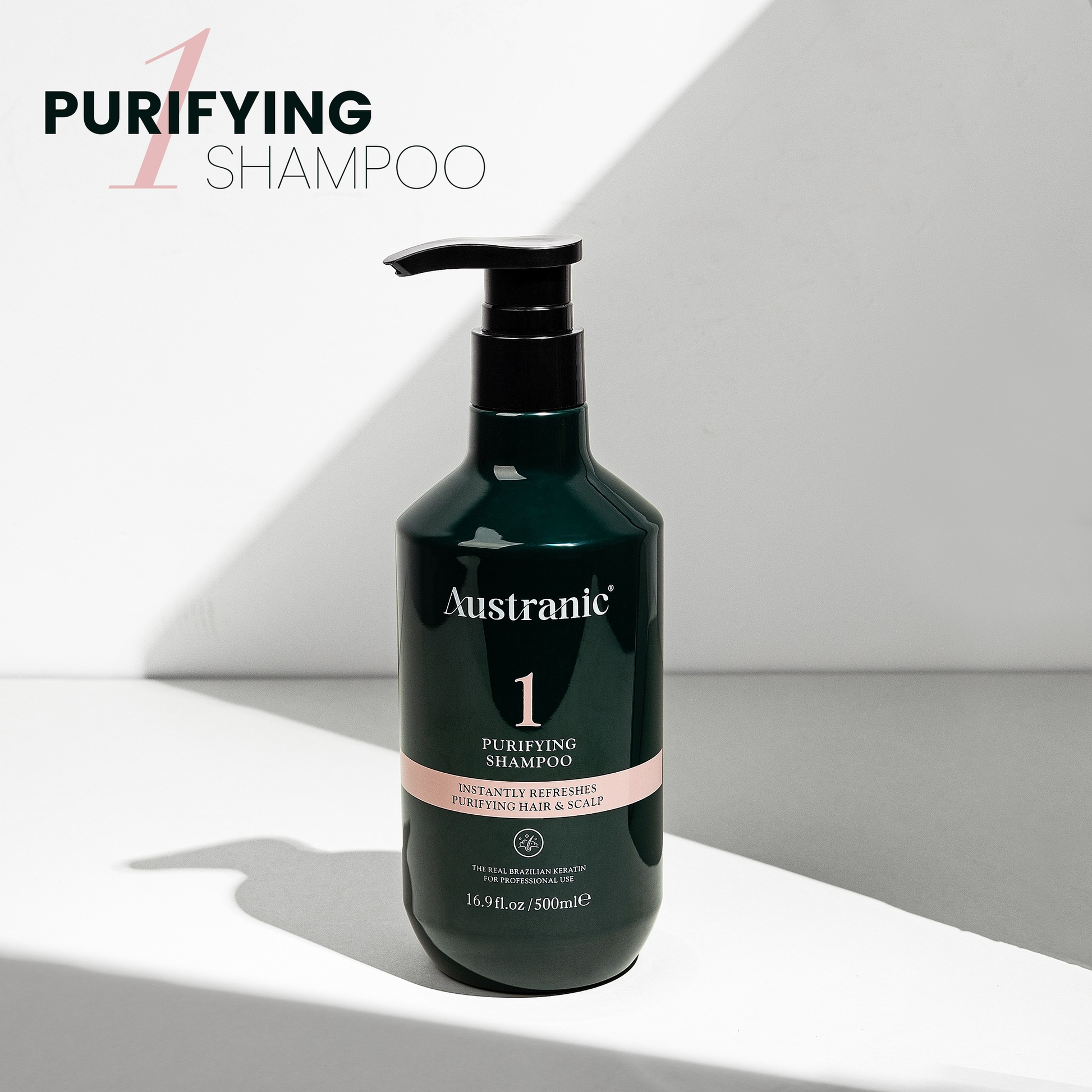 Austranic Keratin Purify Shampoo 500ml - detaliu textură K-Beauty | SkinCare Korea