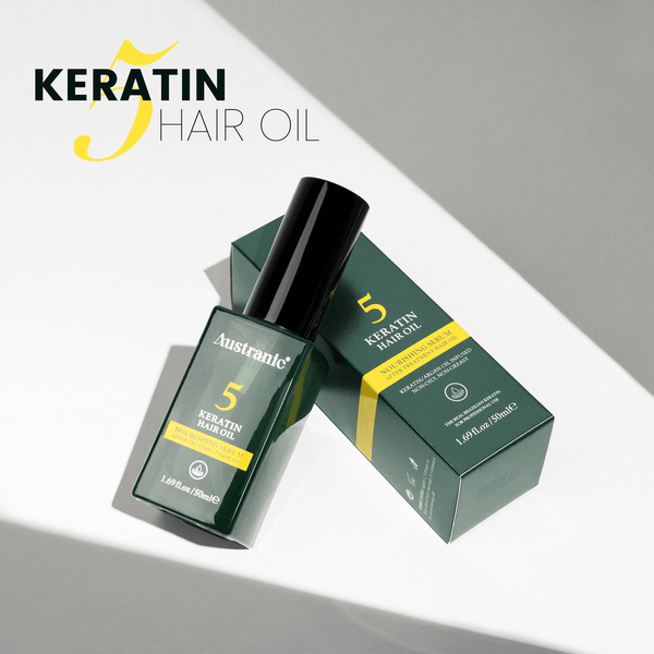 Austranic Keratin Daily Hair Oil 50ml - detaliu textură K-Beauty | SkinCare Korea