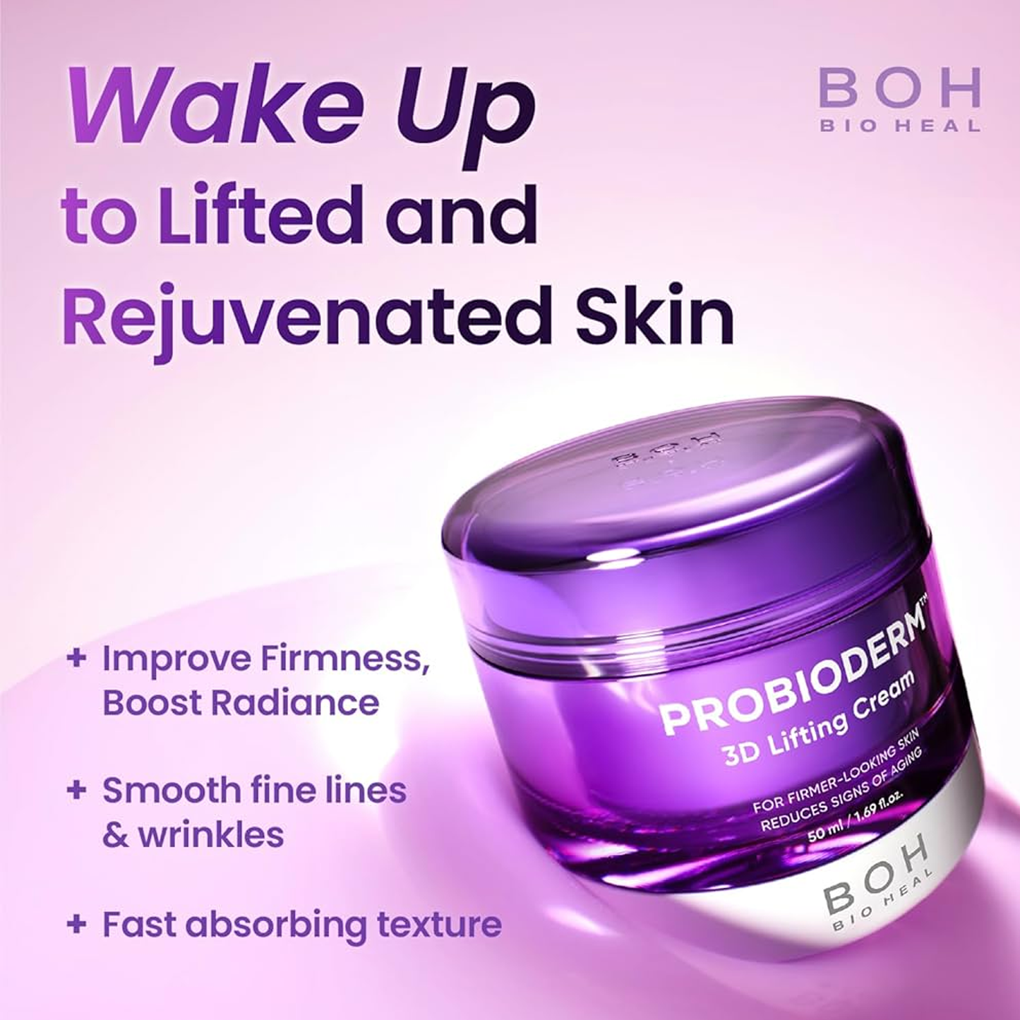 BIOHEAL BOH Probioderm 3D Lifting Cream, 50ml - rezultate vizibile K-Beauty | SkinCare Korea
