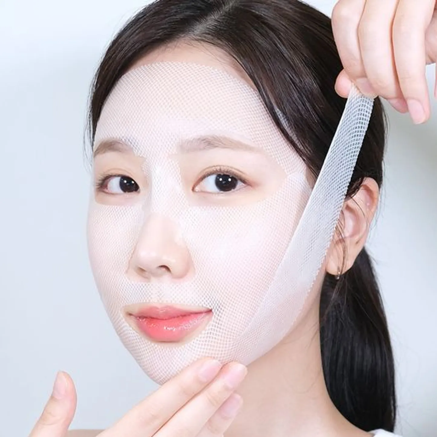 BIOHEAL BOH Probioderm 3D Lifting Full Face Tension Gel Mask, 25g - detaliu textură K-Beauty | SkinCare Korea