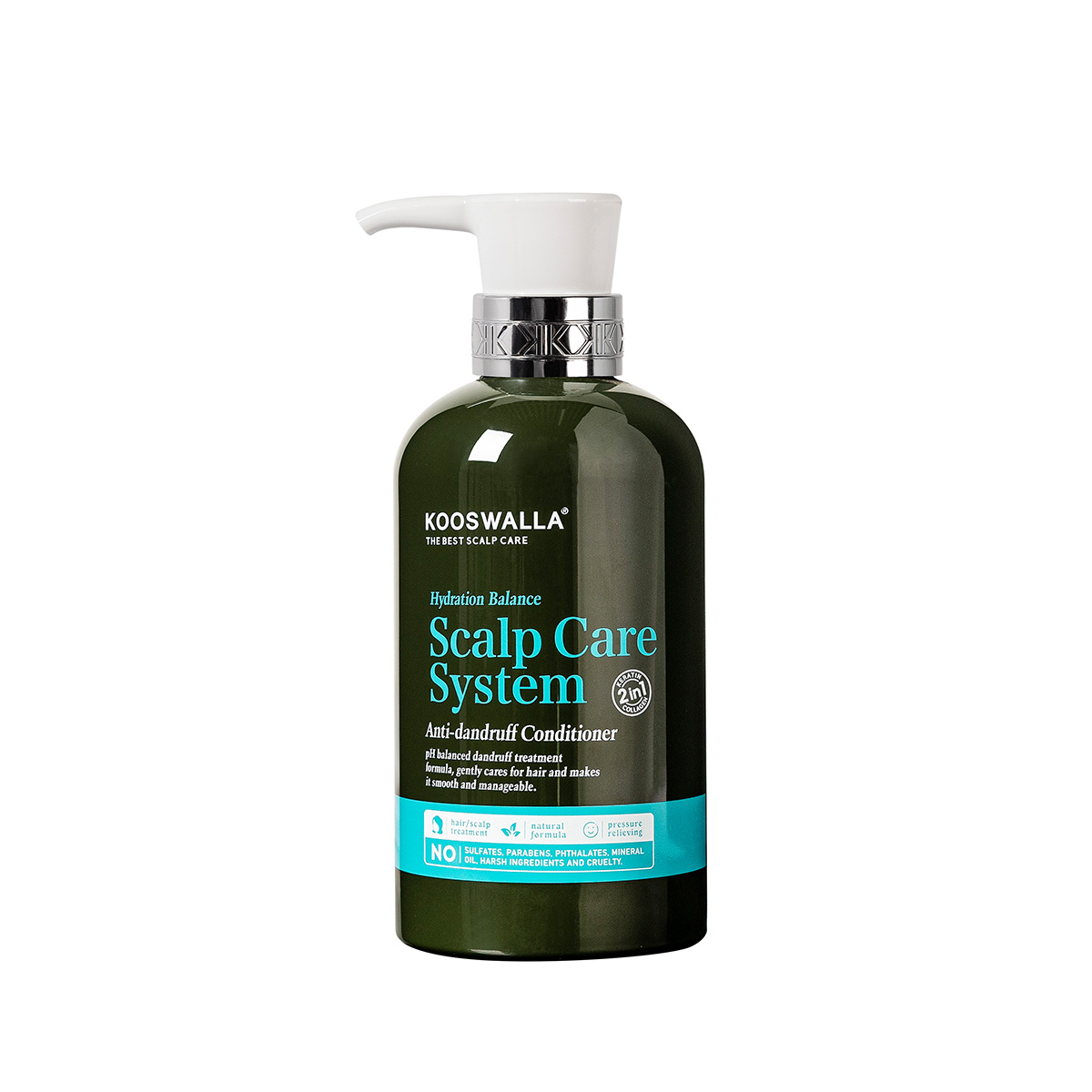 KooSwalla Anti Dandruff Conditioner 500ml - cosmetic K-Beauty original Coreea de Sud | SkinCare Korea