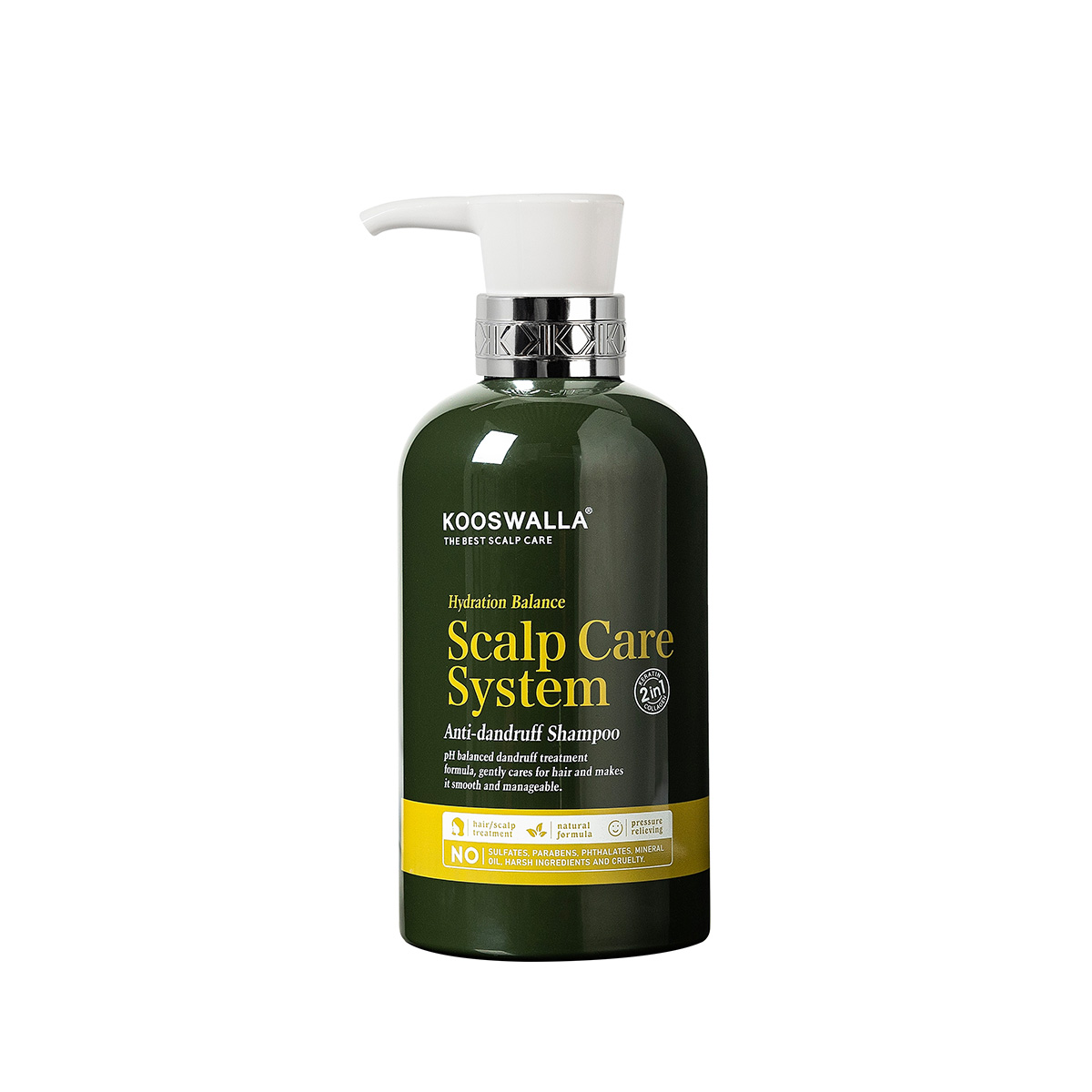KooSwalla Anti Dandruff Shampoo 500ml - cosmetic K-Beauty original Coreea de Sud | SkinCare Korea