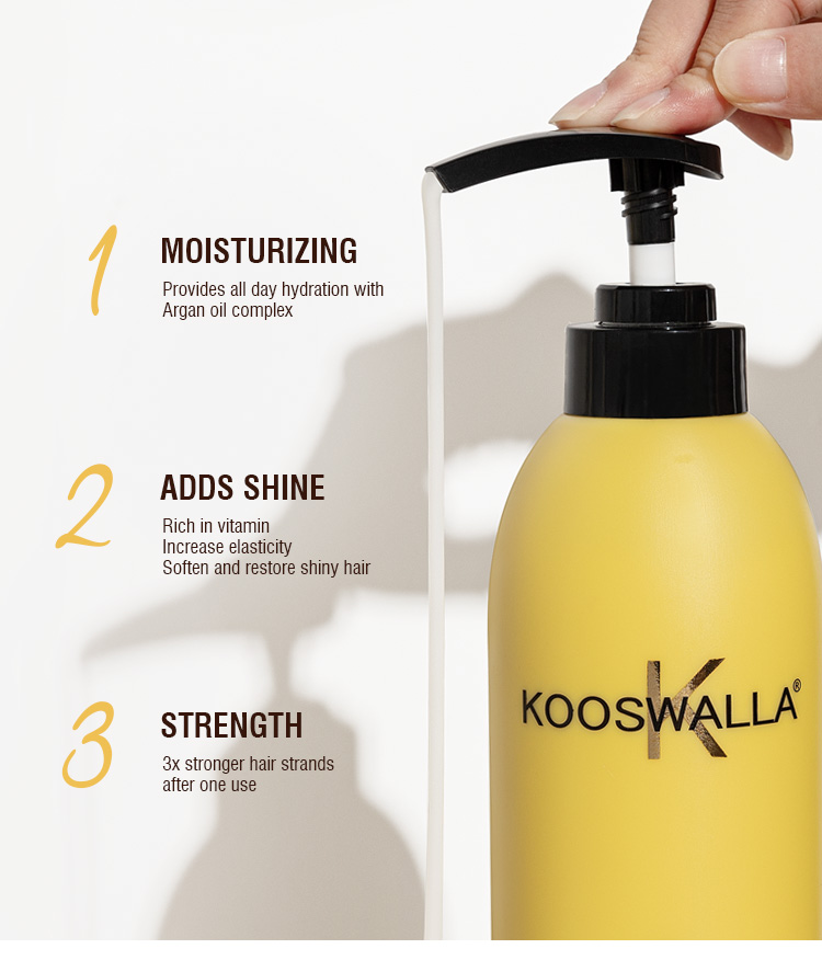 KooSwalla Argan Oil Shampoo 450ml - detaliu textură K-Beauty | SkinCare Korea
