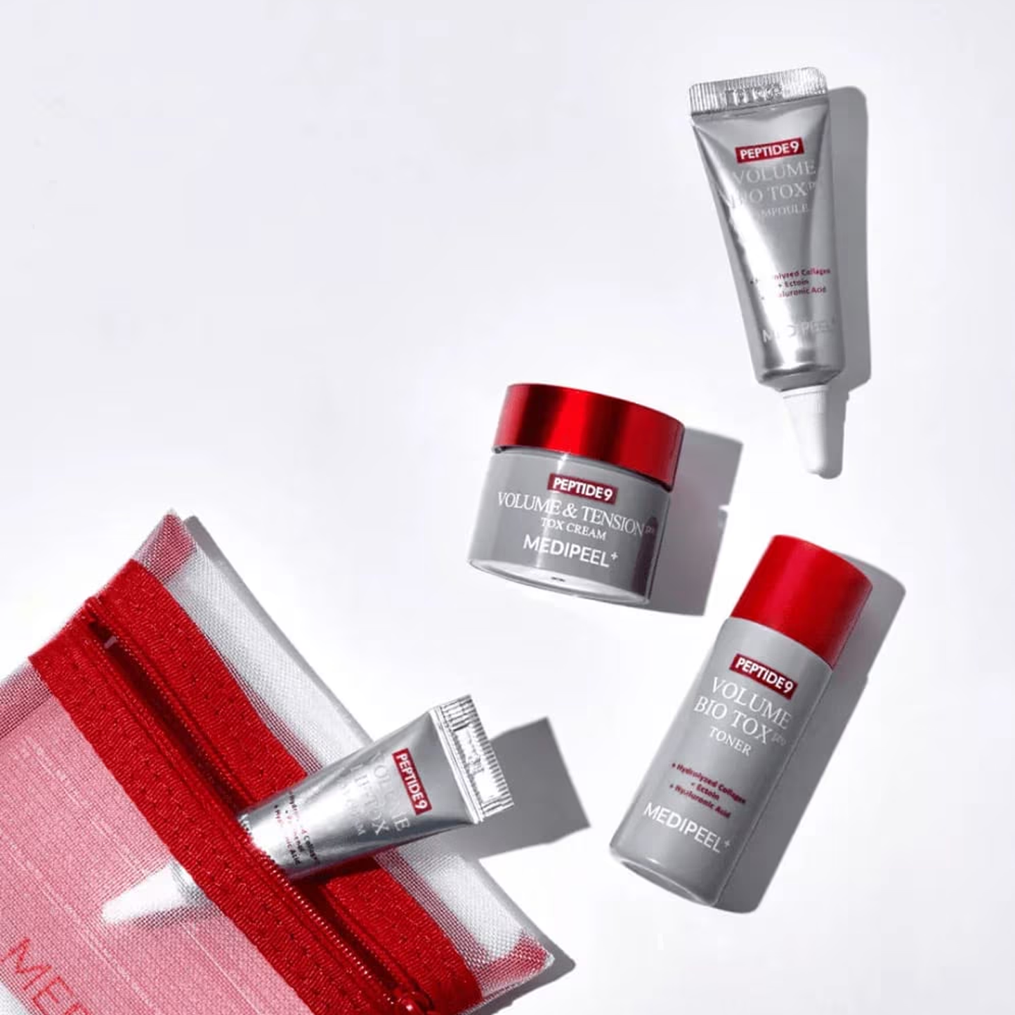 MEDI PEEL Peptide 9 Volume Bio Tox Trial Kit - ingrediente și beneficii K-Beauty | SkinCare Korea