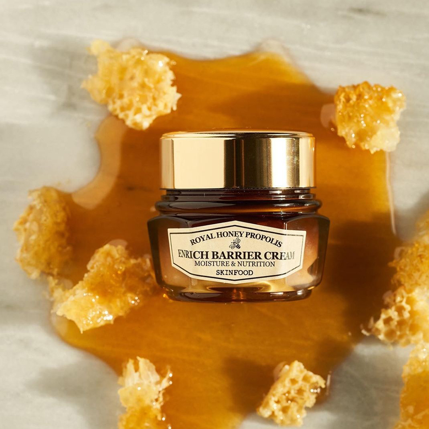 SKINFOOD Royal Honey Propolis Enrich Barrier Cream, 63ml - ingrediente și beneficii K-Beauty | SkinCare Korea