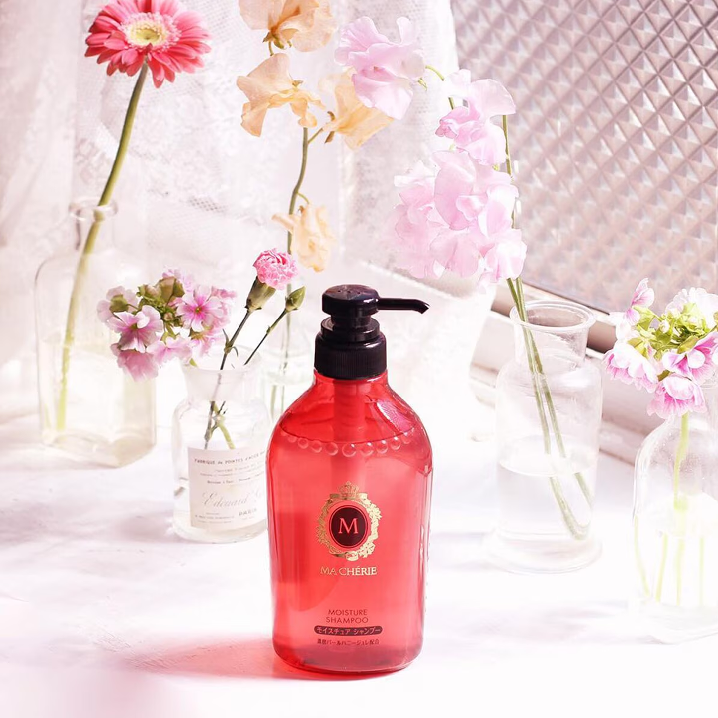 Shiseido Ma Cherie Shampoo EX Moisture, 450ml - detaliu textură J-Beauty | SkinCare Korea