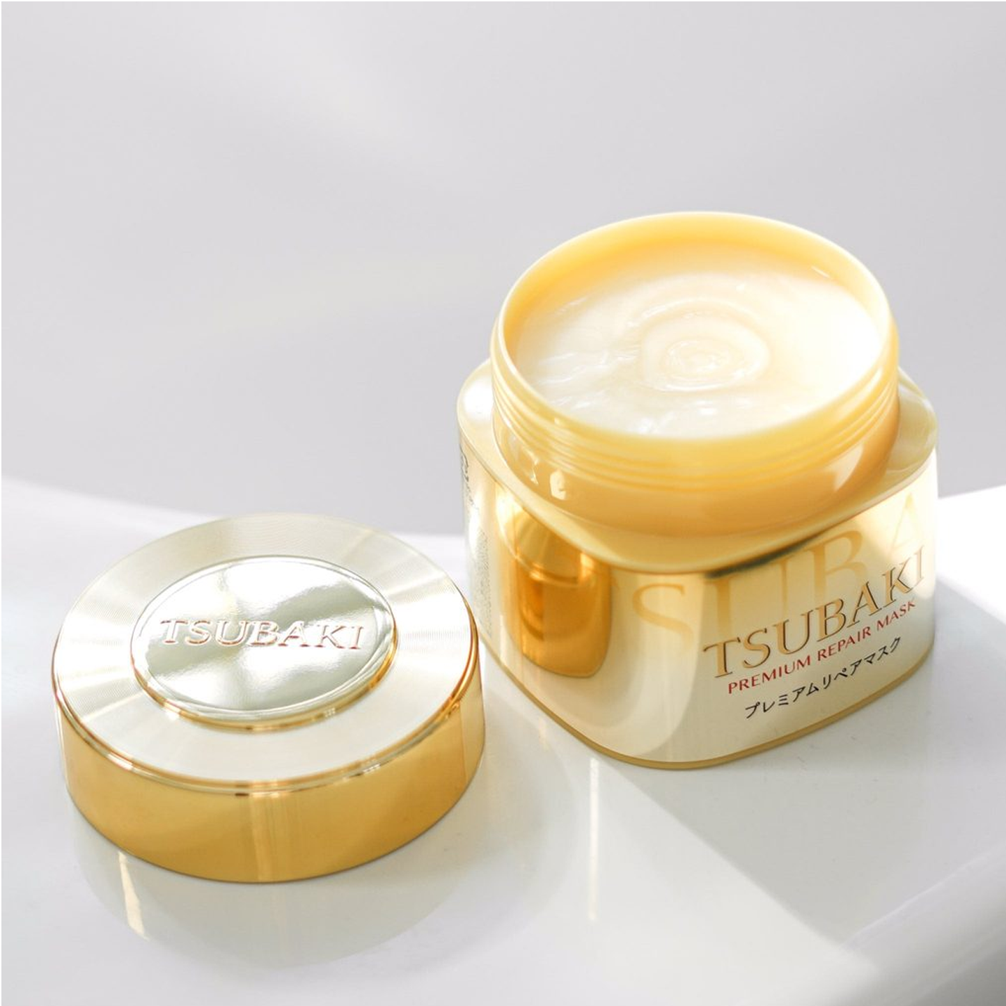 Shiseido Tsubaki Premium EX Repair Hair Mask, 180g - detaliu textură J-Beauty | SkinCare Korea