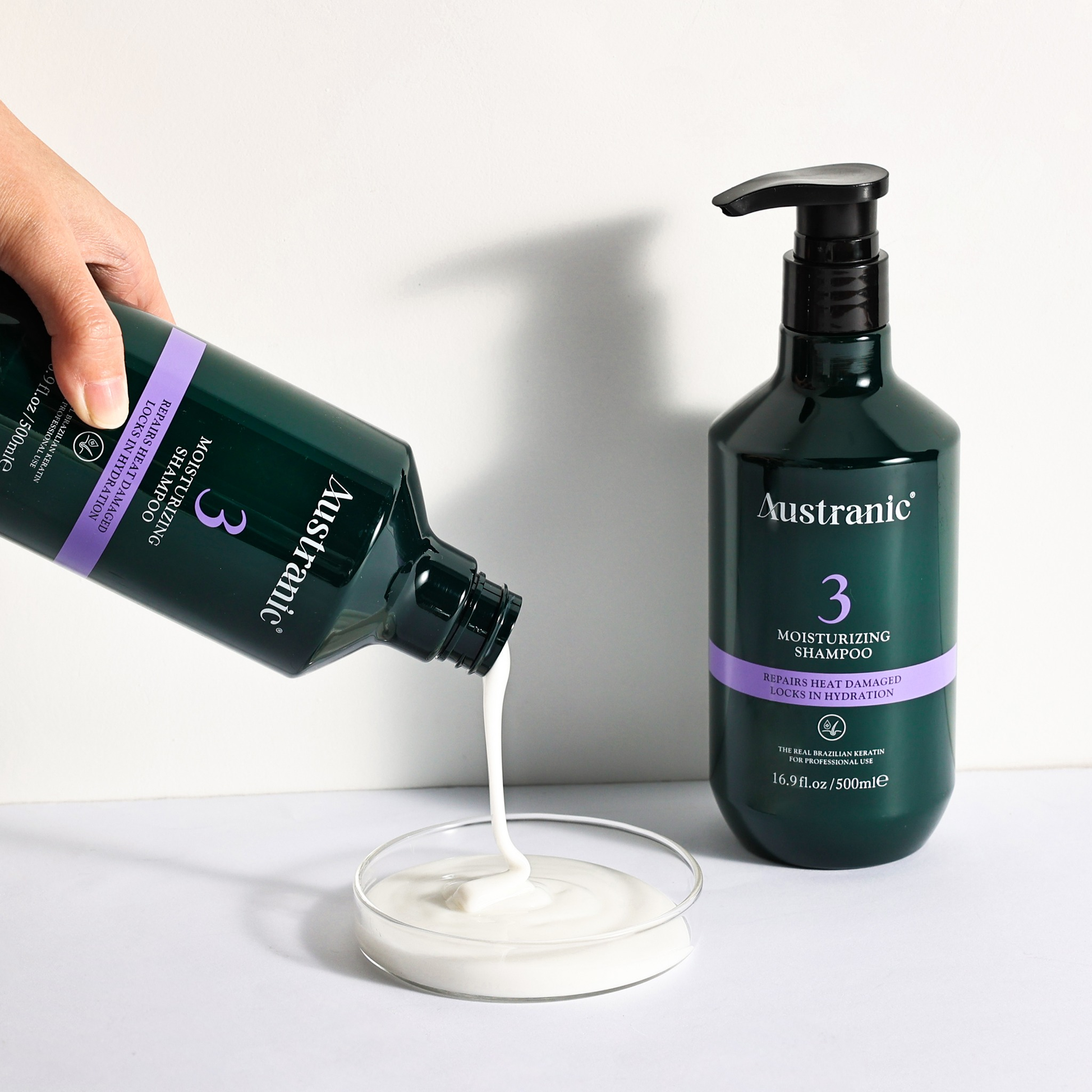 Austranic Keratin Daily Shampoo 500ml - mod de utilizare K-Beauty | SkinCare Korea