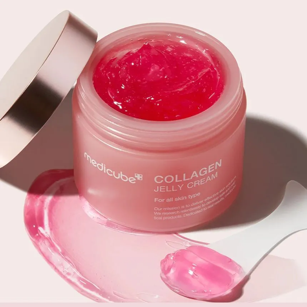 medicube Collagen Jelly Cream, 110ml - detaliu textură K-Beauty | SkinCare Korea