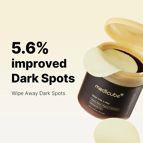 medicube Deep Vita C Pad, 70pad - detaliu textură K-Beauty | SkinCare Korea