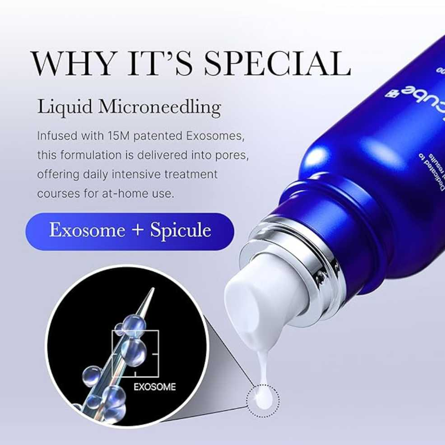 medicube One Day Exosome Shot Pore Ampoule 2000, 30ml - detaliu textură K-Beauty | SkinCare Korea
