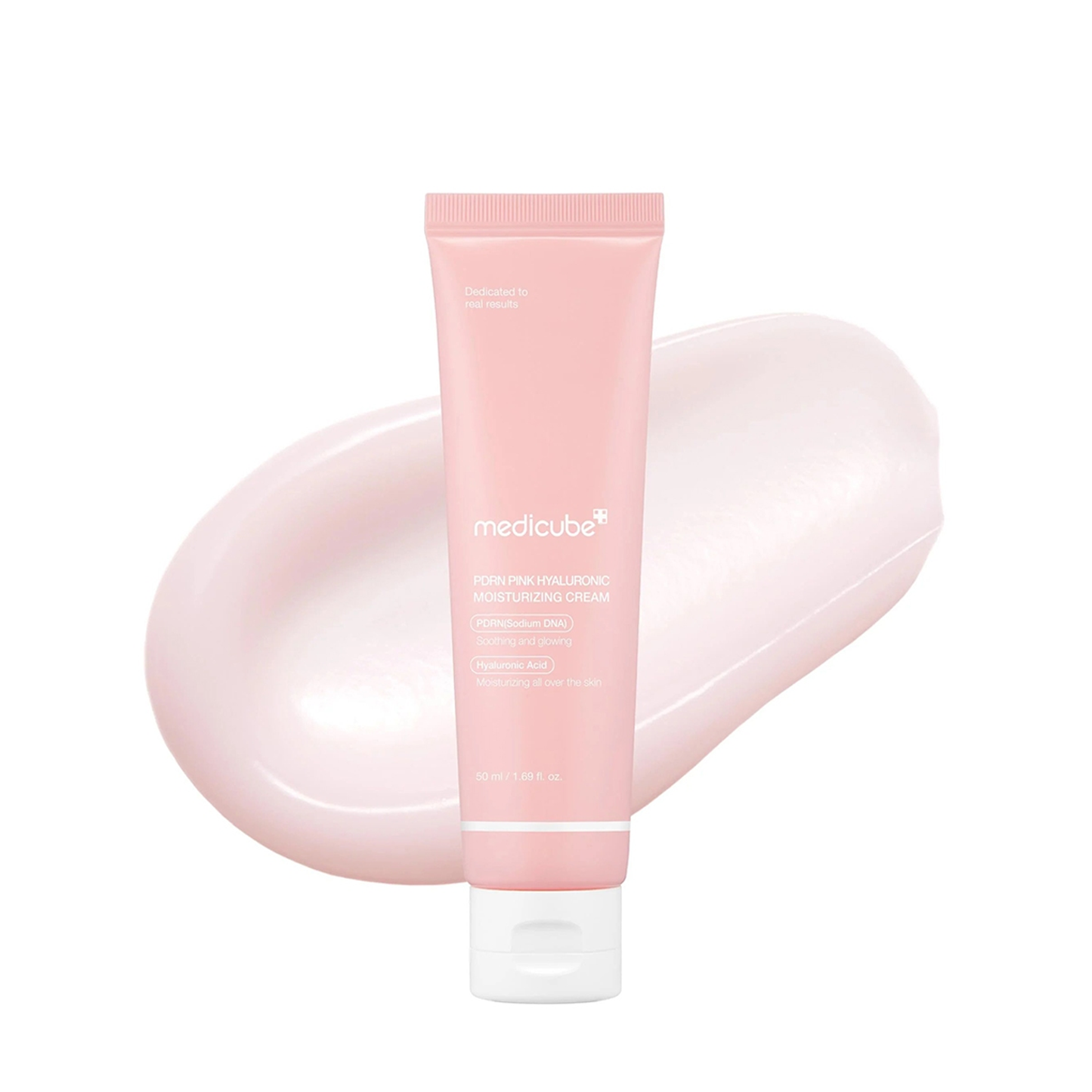 medicube PDRN Pink Hyaluronic Moisturizing Cream, 50ml - cosmetic K-Beauty original Coreea de Sud | SkinCare Korea