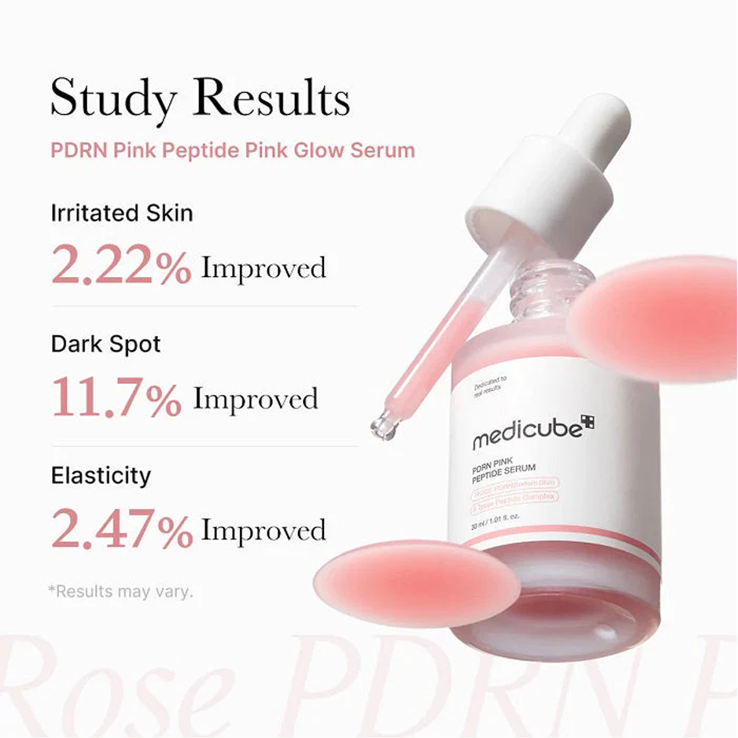 medicube PDRN Pink Peptide Serum, 30ml - detaliu textură K-Beauty | SkinCare Korea