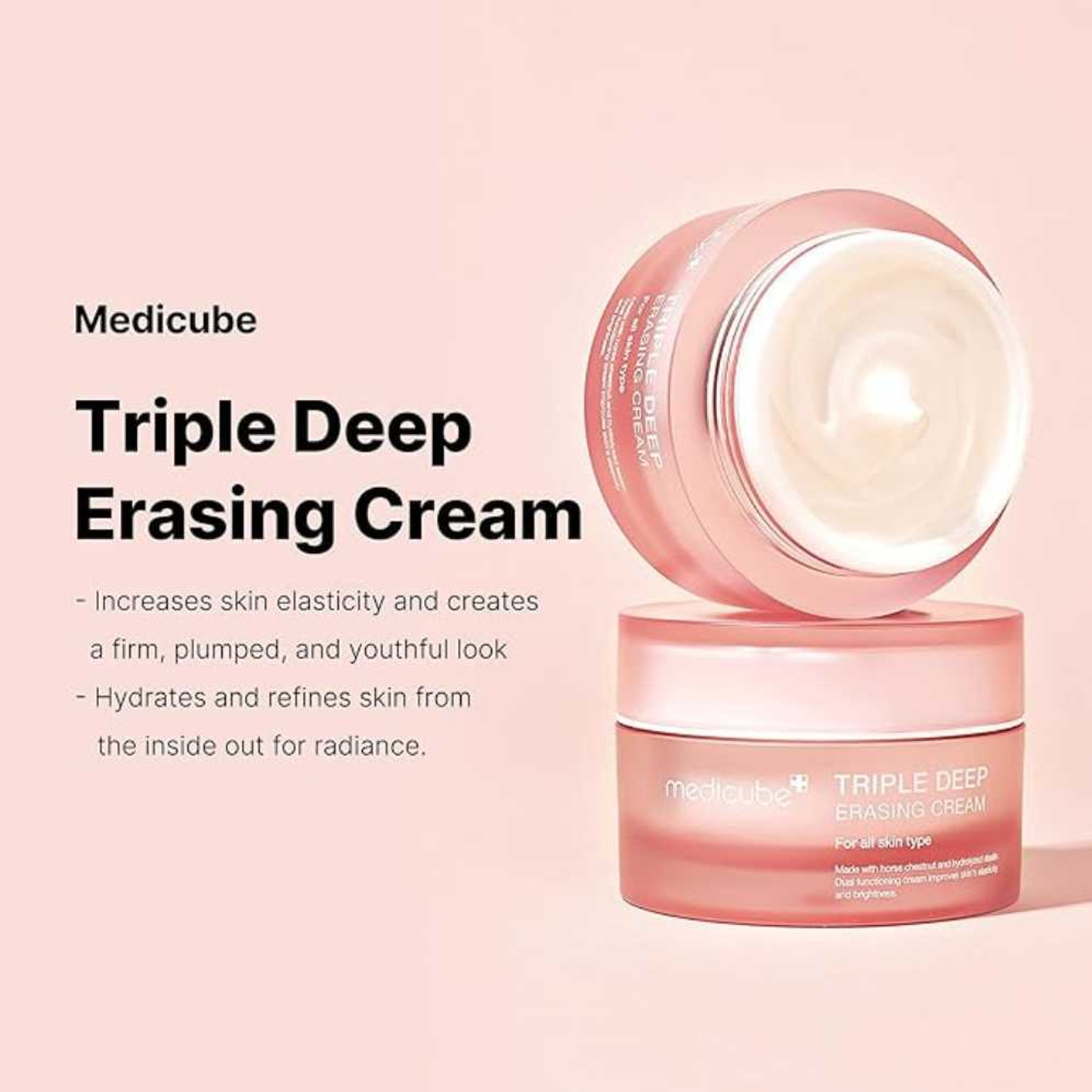 medicube Triple Collagen Cream 4.0, 50ml - detaliu textură K-Beauty | SkinCare Korea