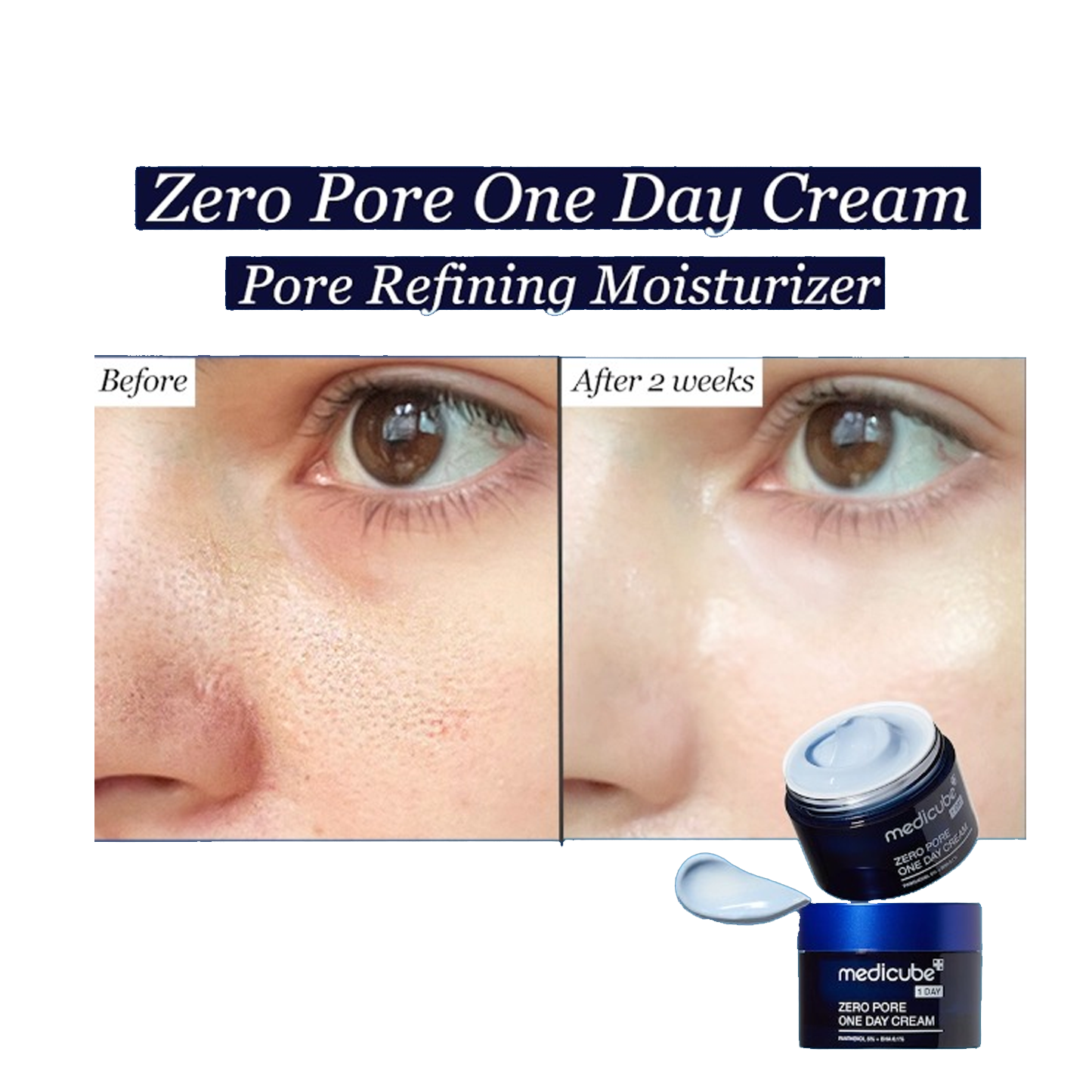 medicube Zero Pore One Day Cream, 50ml - mod de utilizare K-Beauty | SkinCare Korea