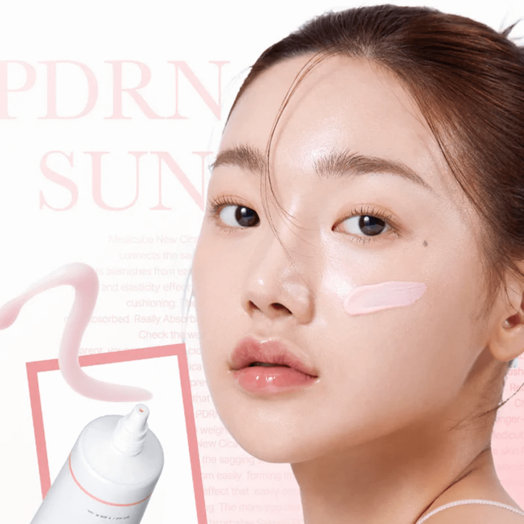 medicube PDRN Pink Tone Up Sun Cream 50ml - ingrediente și beneficii K-Beauty | SkinCare Korea