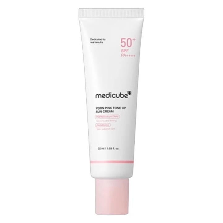 medicube PDRN Pink Tone Up Sun Cream 50ml - cosmetic K-Beauty original Coreea de Sud | SkinCare Korea