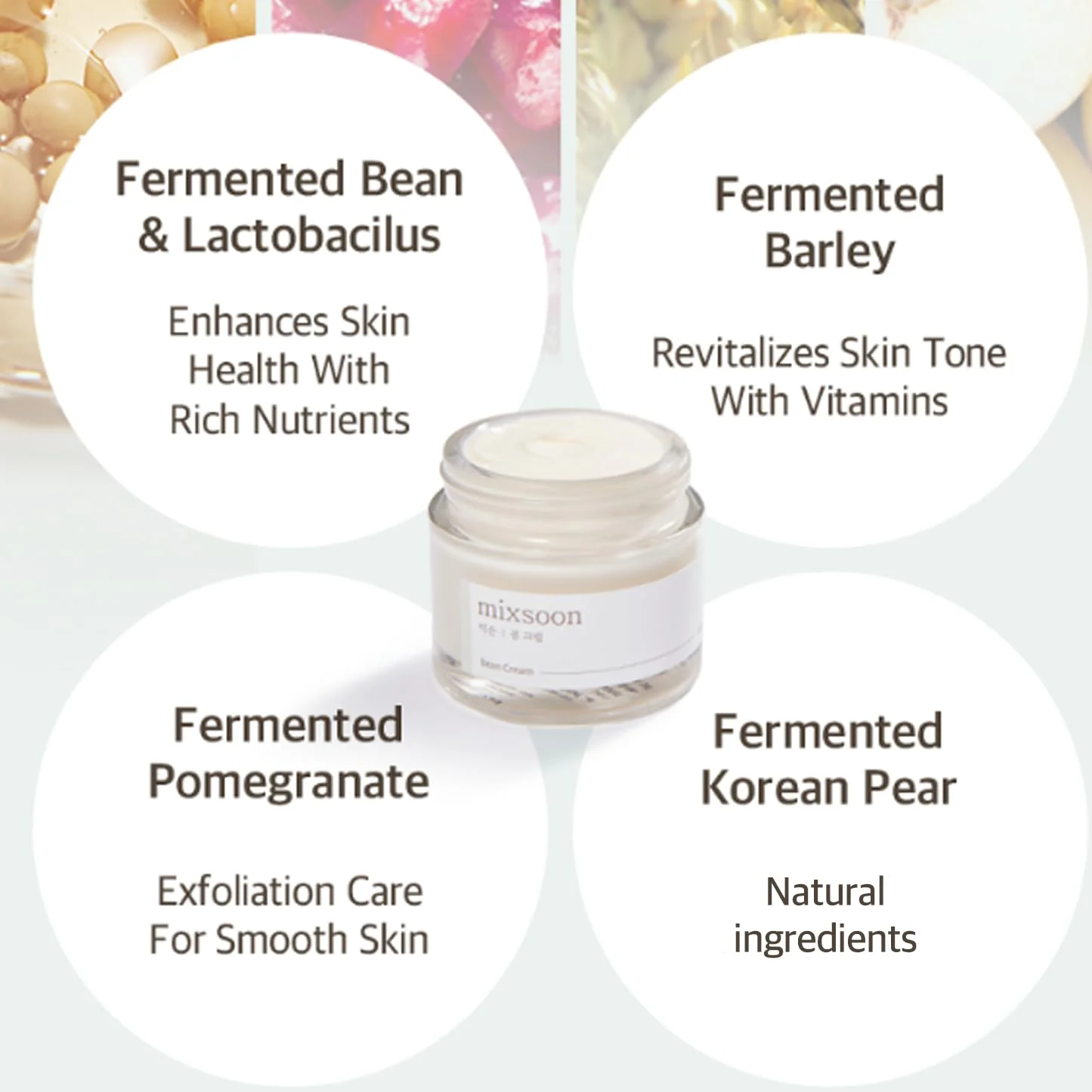 mixsoon Bean Cream, 50ml - ingrediente și beneficii K-Beauty | SkinCare Korea