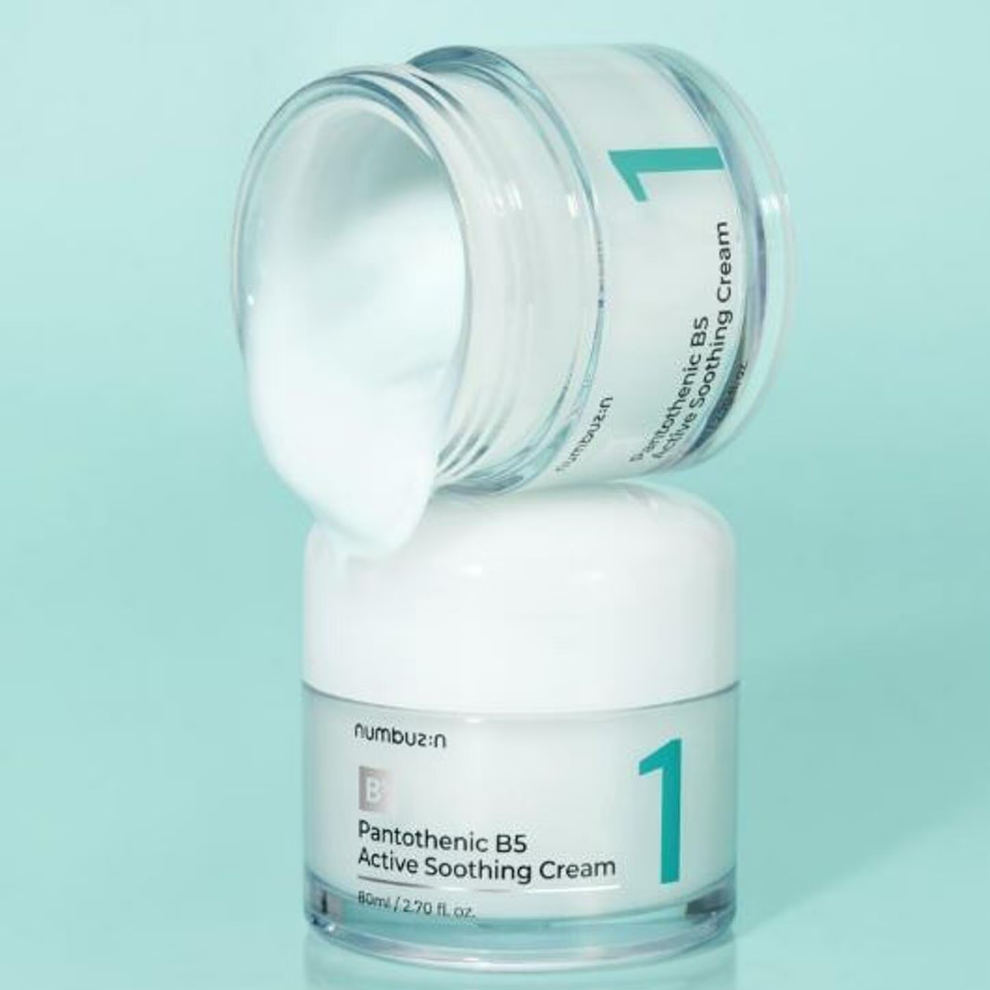 numbuzin No.1 Pantothenic B5 Active Soothing Cream, 80ml - mod de utilizare K-Beauty | SkinCare Korea