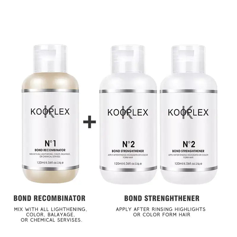 KOOPLEX Professional set No.1 + 2x No.2, 120ml + 2 x 120ml - cosmetic K-Beauty original Coreea de Sud | SkinCare Korea